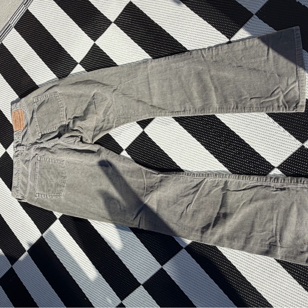 Abercrombie & Fitch Gray Corduroy Pants